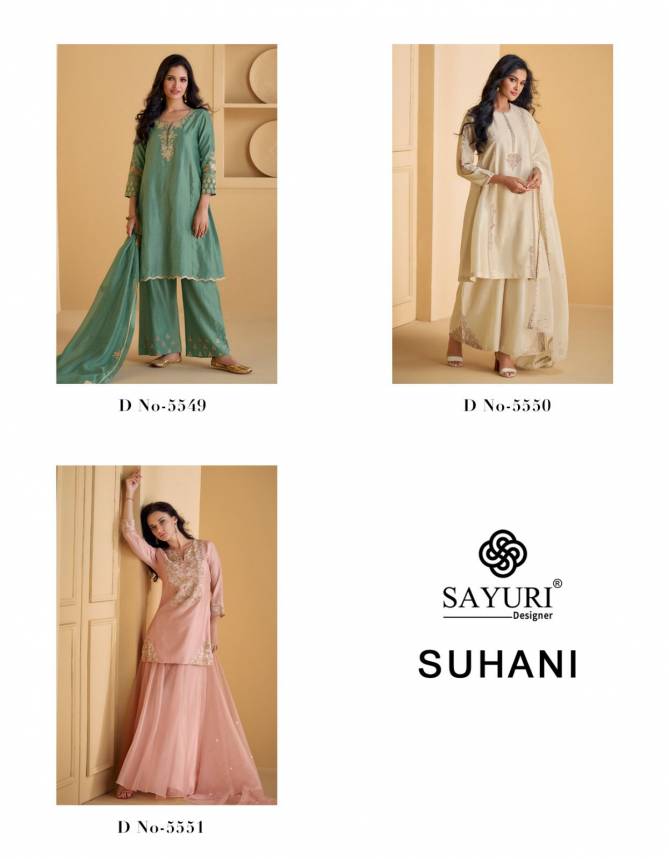 Suhani By Sayuri Silk Designer Readymade Suits Wholesale Market In Surat With Price